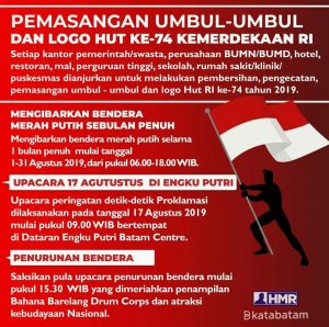 Kibarkan Merah Putih Sebulan Penuh