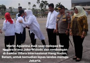 HMR dan Marlin Antar Ibu Negara