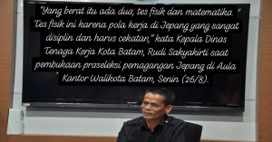 Latih Fisik dan Matematika Sebelum ke Jepang