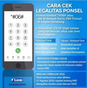 Cek HP Anda, Legal Tidak?