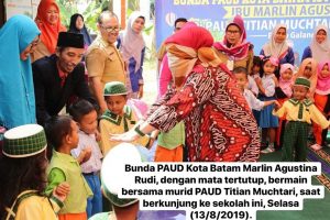 Marlin Terharu Lihat Kegigihan Murid PAUD di Galang