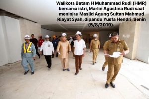 HMR Bawa Seluruh Kadis Tinjau Finalisasi Masjid Sultan