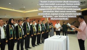 Lantik BPPD, HMR Ingin Pesona Batam Menyebar
