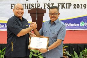 Jefridin Sharing Motivasi dan Pembangunan Batam pada Maba UT