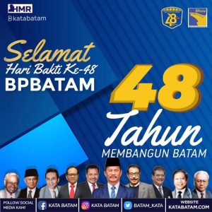 Pagi Ini, HMR Upacara Hari Bakti Ke-48 BP Batam