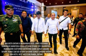 Gubsu & HMR Hangatkan Customer Gathering Bank Sumut Batam