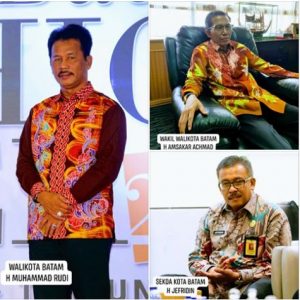 Pesona Pimpinan Pemko Batam di Hari Batik Nasional
