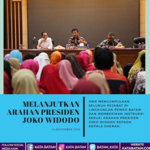 Baru Tiba, HMR Kumpulkan Seluruh Pejabat, Sampaikan Hasil Rakornas