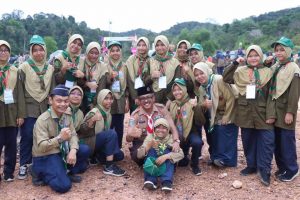 Buka Perkemahan Milad Ke-110 Muhammadiyah, Jefridin Tanamkan Filosofi Tunas Kelapa