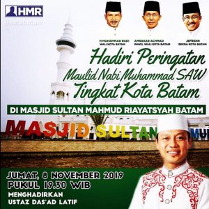 Assalamualaikum Sedare Batam, kaum Muslimin yang kami muliakan.