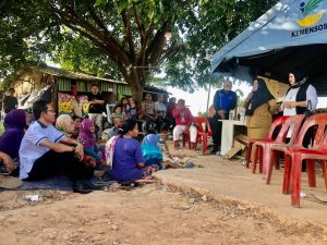 Tinjau Lokasi Tanah Ambles Belakang Pasar Induk Jodoh, HAM Langsung Bantu Korban