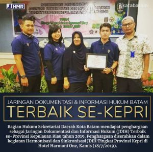 Kilas Balik Penghargaan yang Diterima Pemko Batam dan HMR Sepanjang 2019 (5)