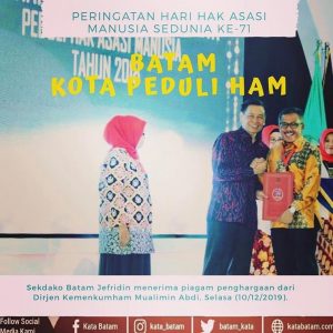 Kilas Balik Penghargaan yang Diterima Pemko Batam dan HMR Sepanjang 2019 (11)