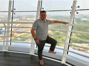 Menikmati Keindahan Batam dari Menara Pandang Masjid Sultan