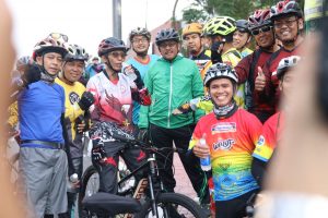 Gowes Bareng HAM dan SKPD, Kompak saat Start, Ambyar di “Jalur Neraka”