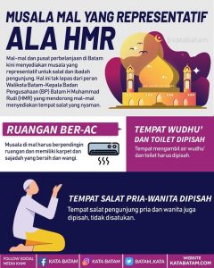  Alhamdulillah, Mal-Mal di Batam Kini Punya Musala Representatif