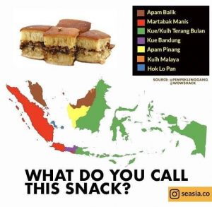  Ragam Sebutan Martabak Manis