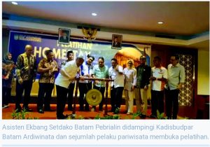 Latih Pelaku Pariwisata untuk Batam Lebih Memesona