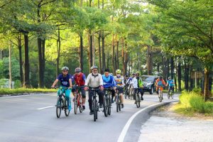 Pramuka Batam Bersepeda 2 Tuntaskan 40 Km, Jefridin: Beda Rute, Beda Tantangan