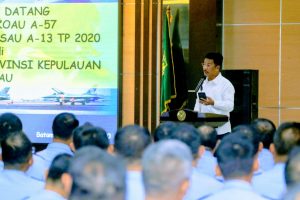 HMR Beri Kuliah 151 Perwira Siswa Seskoau: Kupas Perkembangan Batam sejak Era Habibie