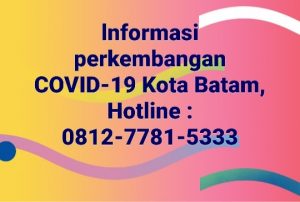 Waspada Hoax! Ingin Tahu Perkembangan Covid-19 di Batam, Hubungi 0812-7781-5333