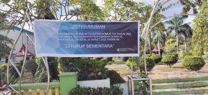 Usai Dibersihkan dengan Disinfektan, Pemko Tutup Seluruh Taman Kota