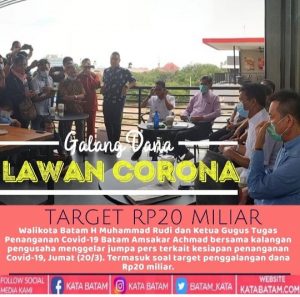 Terus Bertambah, Donasi Gerakan Lawan Covid-19 di Batam Tembus Rp18,1 Miliar