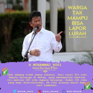Untuk Warga tak Mampu tapi Tak Dapat Sembako Gratis, Segera Lapor Lurah & Camat