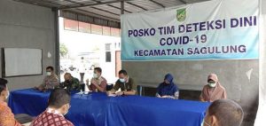 Langsung Kerja, Koordinator Covid-19 Kecamatan Sisir Tempat Keramaian