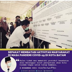 Begini Tahapan yang Dilakukan Pemko Batam Menuju New Normal