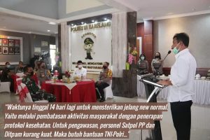 Kapolda Kepri Mendengar Paparan HMR tentang Kesiapan Batam Sambut New Normal