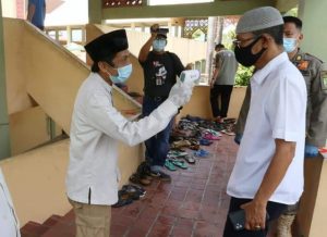 Jumatan, Wakil Walikota pun Tak Luput dari Pemeriksaan Protokol Kesehatan Covid-19