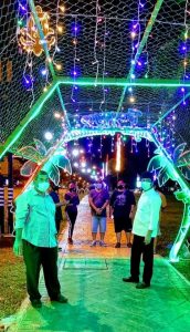 HMR Jajal Sensasi Eksotis Terowongan Lampu Dataran Engku Hamidah