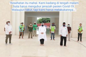 Bertemu HMA, Penggali Kubur Curhat Tangani Jenazah Covid-19: Kami Sedih Bu…