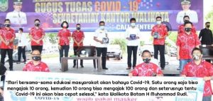 Satukan Langkah Bersama Pemko Batam, PSMTI Bantu 250 Ribu Masker Lawan Covid-19
