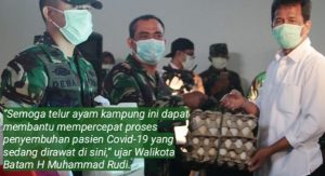Bantu Seribu Telur Ayam Kampung, HMR Ingin Pasien Positif Covid-19 Lekas Pulih
