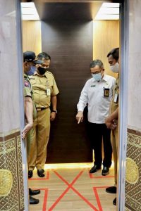 Sambut New Normal, Kantor Walikota Jaga Jarak Kursi hingga Atur Formasi Lift