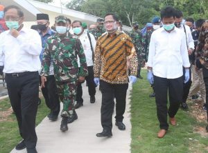 HMR Dampingi Menko Polhukam & Mendagri ke RSKI Galang: