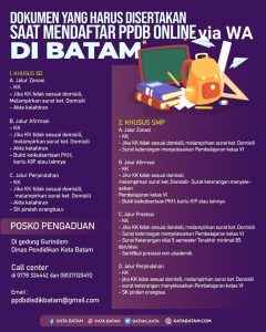  Infografik Pendaftaran PPDB via WA, Siapa Tahu Ada yang Belum Tahu