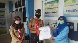 Baktikan Satya Dharma, Pramuka Peduli Batam Sumbang APD ke Enam Puskesmas