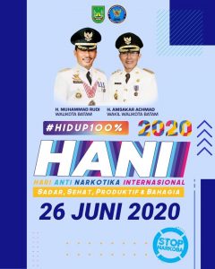 Jauhi Narkotika! Hidup 100 Persen Sadar, Sehat, Produktif dan Bahagia
