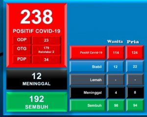 Bertambah Tiga Lagi, Total Pasien Sembuh Covid-19 di Kota Batam Capai 192 Orang