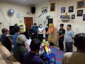 Duka Cita Meninggalnya Ayah Celcon, HMA Melayat dan Ajak Keluarga Bersabar