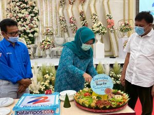 Hadiri HUT Batam Pos, Marlin Pesan Terus Semangat, Fokus, & Tak Mudah Putus Asa