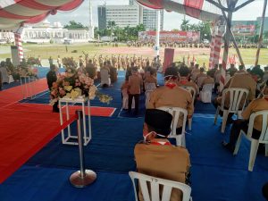 Baca Sambutan Upacara HUT ke 59, HMR: Pramuka Harus Ubah Hambatan jadi Peluang