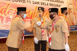 Sebelum Diminta, Pramuka Batam Sudah All-out Bantu Tangani Covid-19