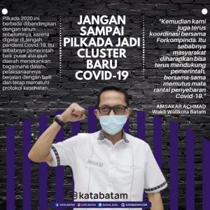 Rakor Bersama Menko Polhukam, Amsakar Jaga Pilkada Tak jadi Kluster Baru Covid-19