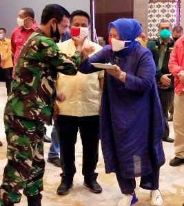 Akrab & Bersahabat, Marlin Salam Komando dengan Danlantamal Indarto Budiarto