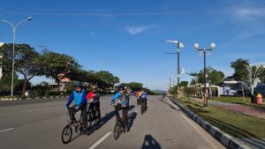Semarak Haornas 2020 di Batam, Ratusan Pegowes Ikut Sepeda Gembira