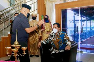 Sambut Pjs Gubernur, Syamsul: Kami Siap Membantu Bapak dalam Menjalankan Tugas